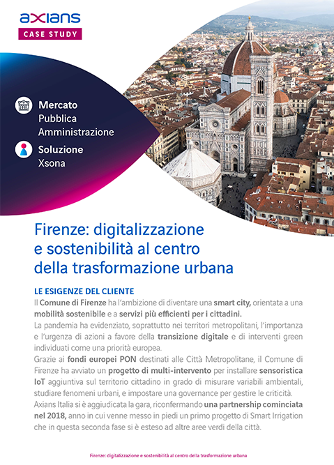 Progetto multi-intervento IoT Firenze