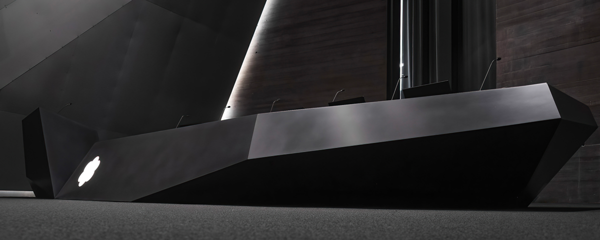 Palco sala assemblea con micofoni